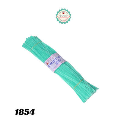 KATALOG - [Isi 100 PCS] Kawat Bulu Mini Mercy PREMIUM / Tangkai Chenille Pastel / Pipe Cleaner DIY Bouquet