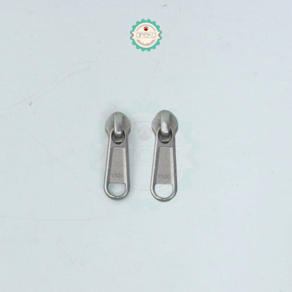 KATALOG - [2PCS] Kepala Resleting YKK No. 5 Emas / Silver