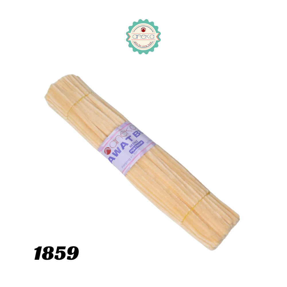 KATALOG - [Isi 100 PCS] Kawat Bulu Mini Mercy PREMIUM / Tangkai Chenille Pastel / Pipe Cleaner DIY Bouquet