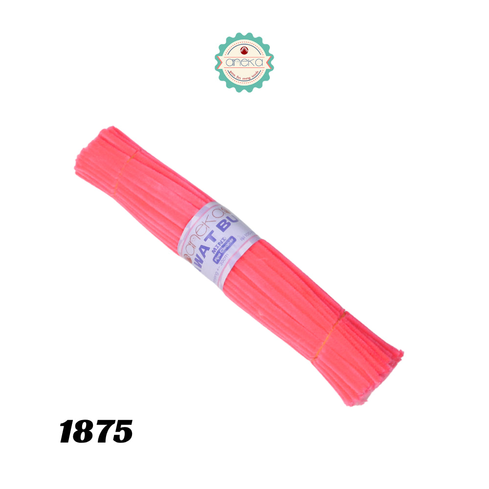 KATALOG - [Isi 100 PCS] Kawat Bulu Mini Mercy PREMIUM / Tangkai Chenille Pastel / Pipe Cleaner DIY Bouquet
