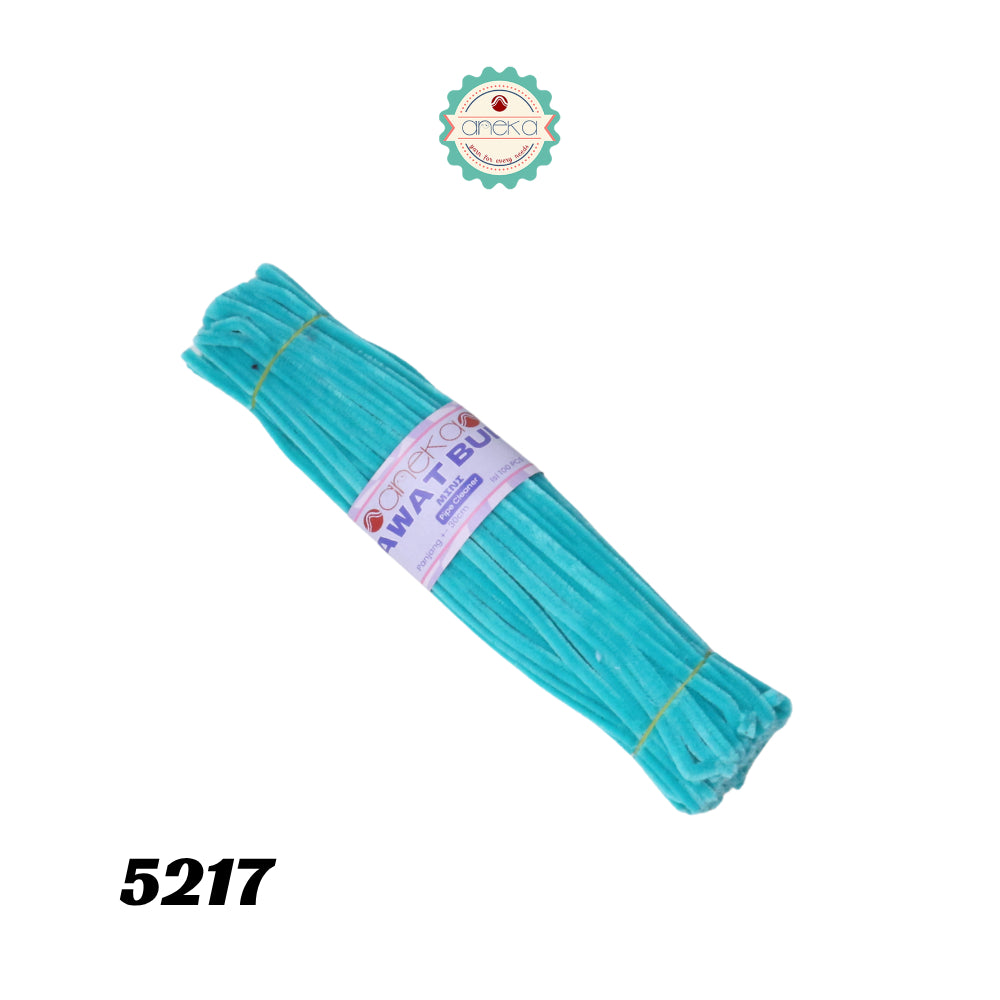 KATALOG - [Isi 100 PCS] Kawat Bulu Mini Mercy PREMIUM / Tangkai Chenille Pastel / Pipe Cleaner DIY Bouquet