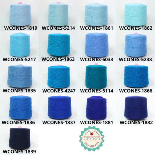 KATALOG - Benang Rajut Wool Aneka Cones / Wol / Siet Yarn / Tufting Rug / Karpet - Part 5