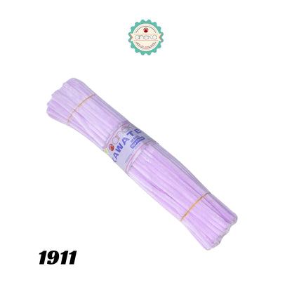 KATALOG - [Isi 100 PCS] Kawat Bulu Mini Mercy PREMIUM / Tangkai Chenille Pastel / Pipe Cleaner DIY Bouquet