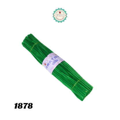 KATALOG - [Isi 100 PCS] Kawat Bulu Mini Mercy PREMIUM / Tangkai Chenille Pastel / Pipe Cleaner DIY Bouquet