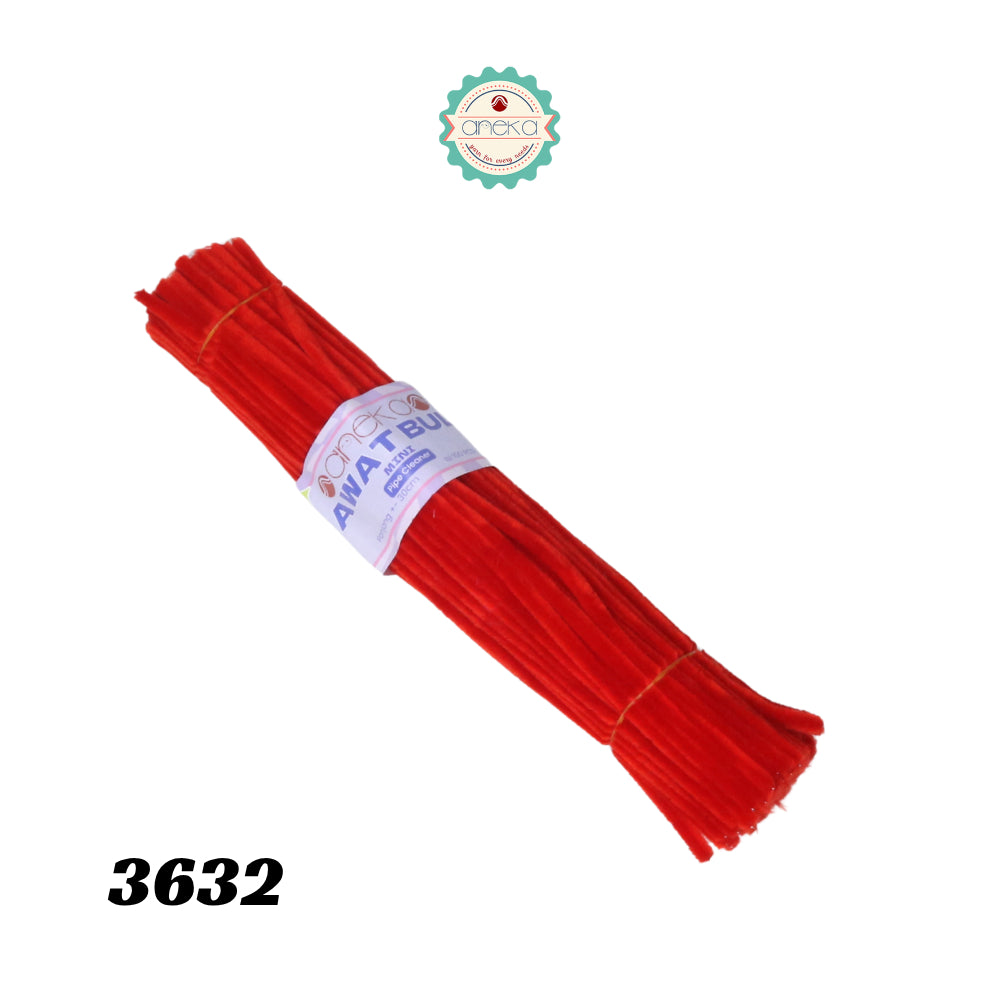 KATALOG - [Isi 100 PCS] Kawat Bulu Mini Mercy PREMIUM / Tangkai Chenille Pastel / Pipe Cleaner DIY Bouquet