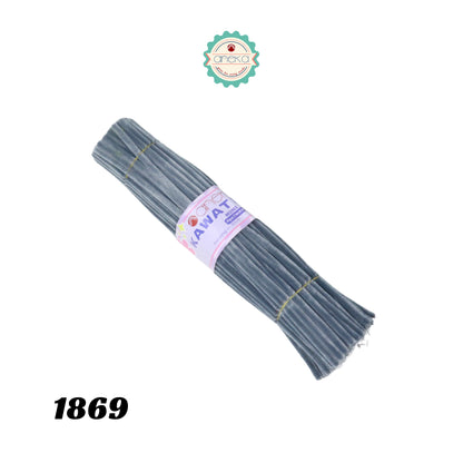 KATALOG - [Isi 100 PCS] Kawat Bulu Mini Mercy PREMIUM / Tangkai Chenille Pastel / Pipe Cleaner DIY Bouquet