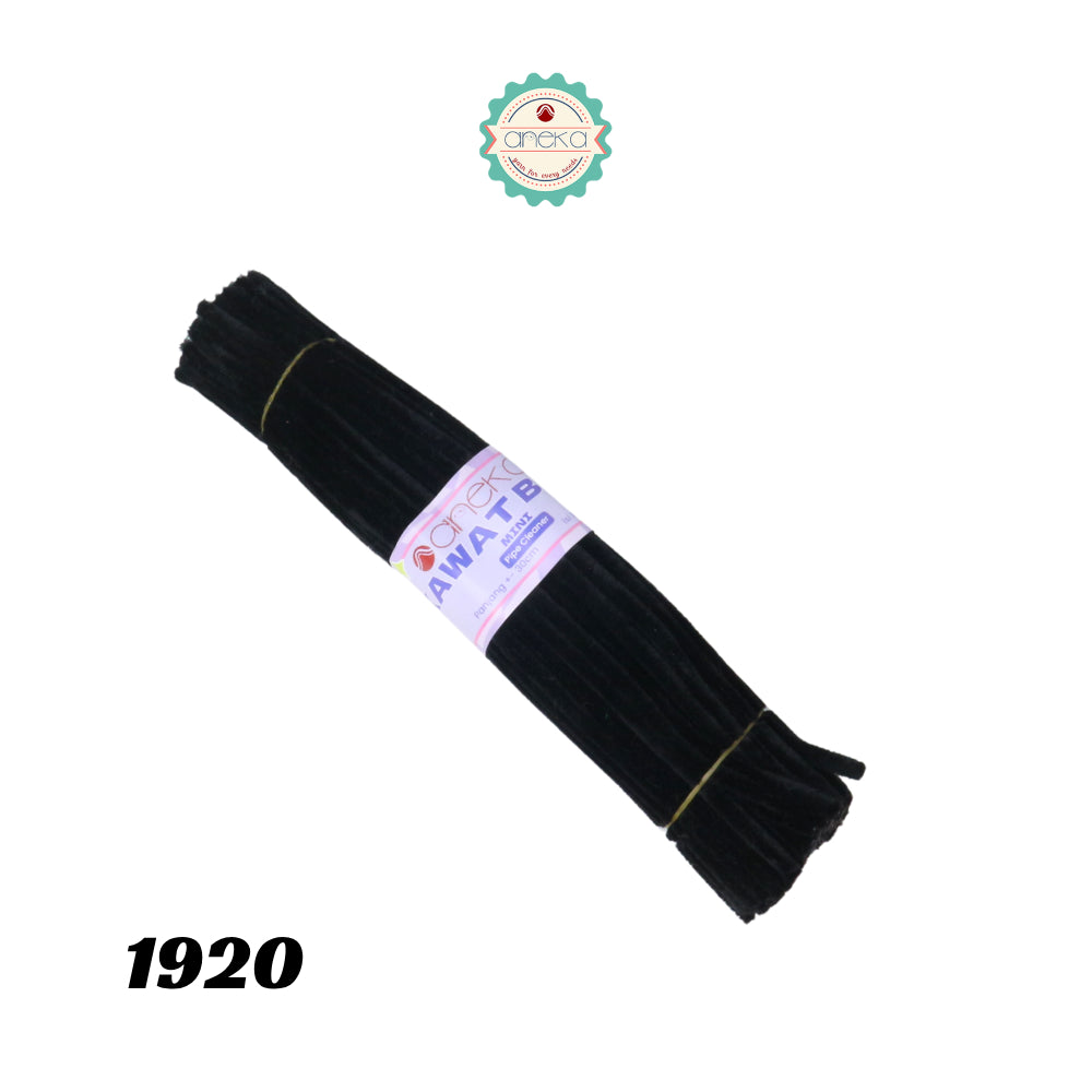 KATALOG - [Isi 100 PCS] Kawat Bulu Mini Mercy PREMIUM / Tangkai Chenille Pastel / Pipe Cleaner DIY Bouquet