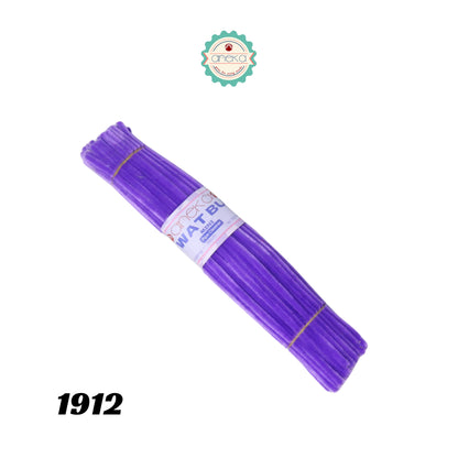 KATALOG - [Isi 100 PCS] Kawat Bulu Mini Mercy PREMIUM / Tangkai Chenille Pastel / Pipe Cleaner DIY Bouquet