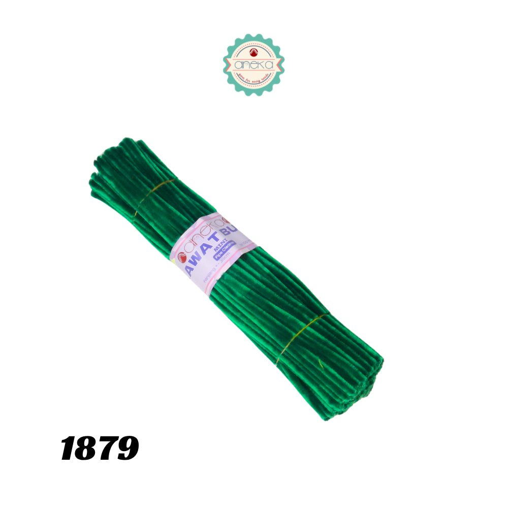 KATALOG - [Isi 100 PCS] Kawat Bulu Mini Mercy PREMIUM / Tangkai Chenille Pastel / Pipe Cleaner DIY Bouquet