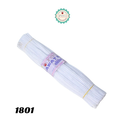 KATALOG - [Isi 100 PCS] Kawat Bulu Mini Mercy PREMIUM / Tangkai Chenille Pastel / Pipe Cleaner DIY Bouquet