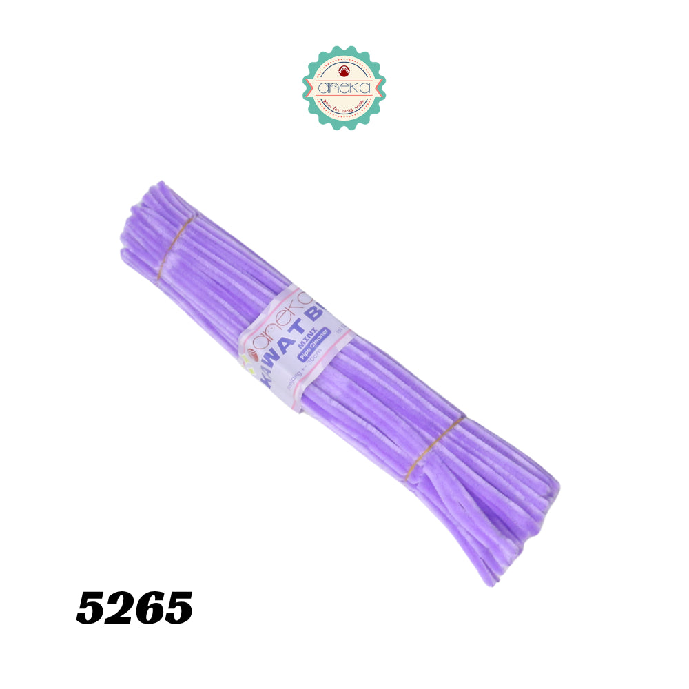 KATALOG - [Isi 100 PCS] Kawat Bulu Mini Mercy PREMIUM / Tangkai Chenille Pastel / Pipe Cleaner DIY Bouquet