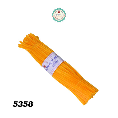 KATALOG - [Isi 100 PCS] Kawat Bulu Mini Mercy PREMIUM / Tangkai Chenille Pastel / Pipe Cleaner DIY Bouquet