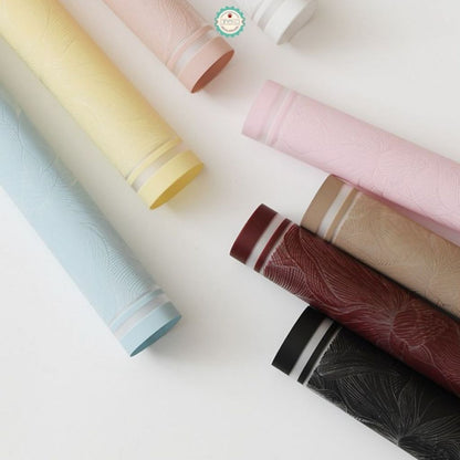 ANEKA - [ LEMBARAN ] Kertas Cellophane Buket Bunga [ Motif Bunga ] Flower Wrapping Paper Celophane