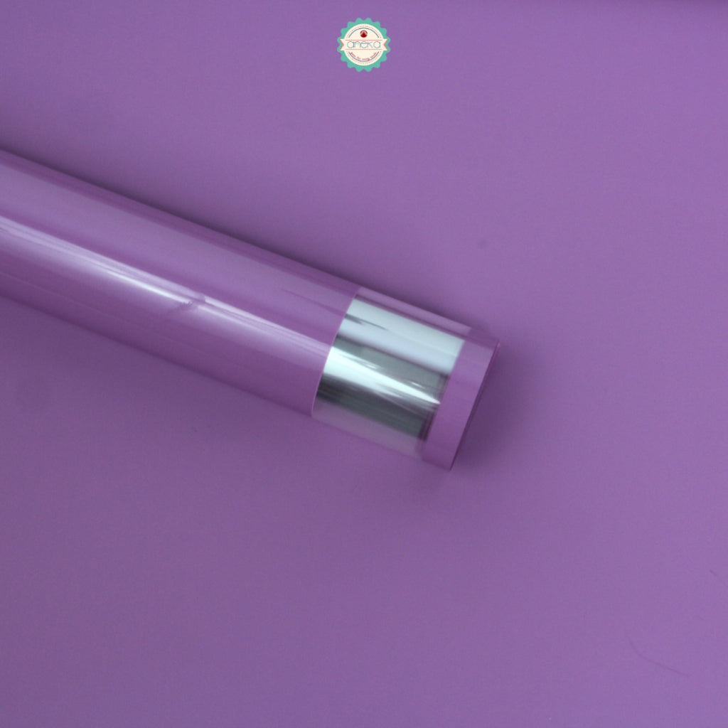ANEKA - [ LEMBARAN ] Kertas Cellophane Buket Bunga [Transparent Small Line Square] Flower Bouquet Wrapping Paper Celophane