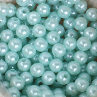 ANEKA - [450 Gram / 1 Pon - 8mm] Mote Ringan Resin / Mutsin / Mutiara Sintetis / Manik / Beads DIY