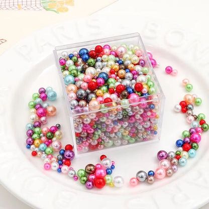 ANEKA - [15 Gram - 6mm] Mote Ringan Resin / Mutsin / Mutiara Sintetis / Manik / Beads DIY