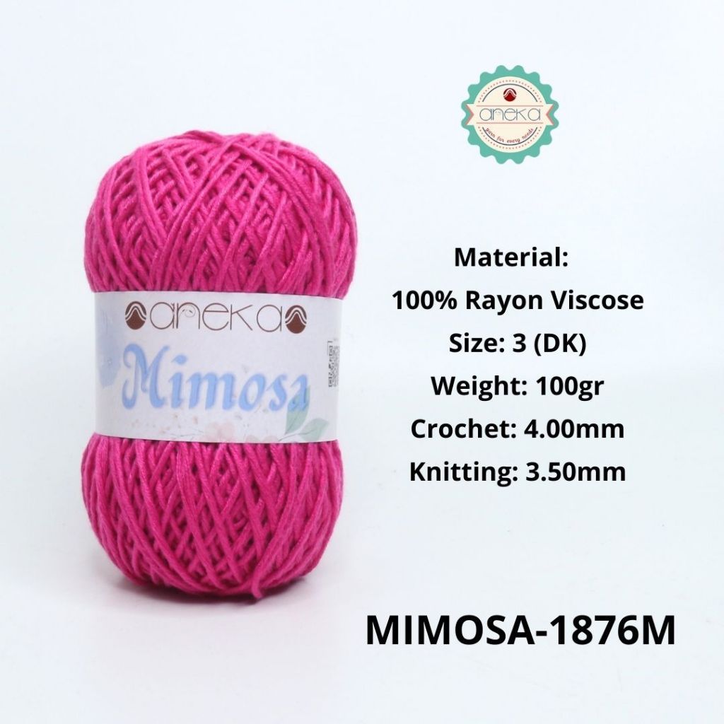 KATALOG - Benang Rajut Mimosa Rayon Viscose / Crochet Knitting Yarn