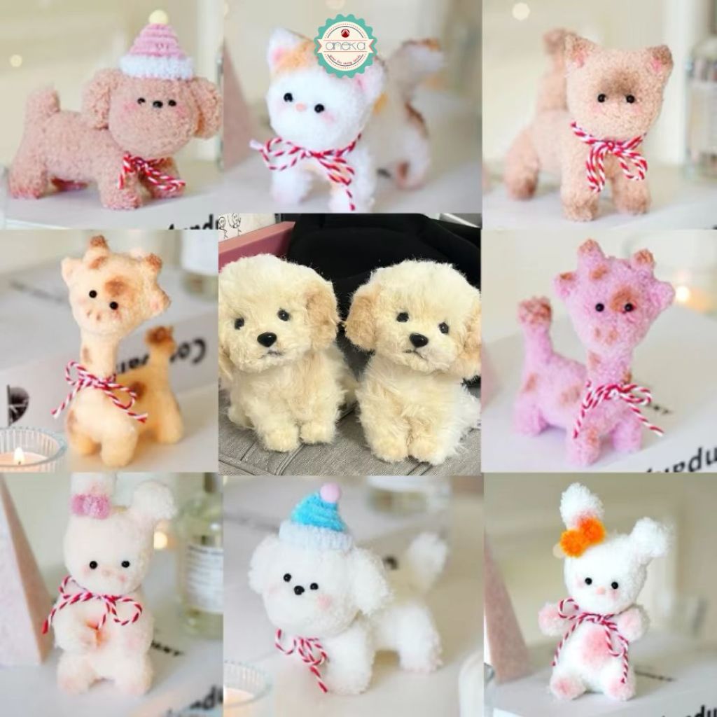 KATALOG - Kawat Bulu Poppy Tebal Premium / Boneka Kawat / Plush Twisting Rod Wool Thread Toys / Wire Twisting Sticks Strip DIY