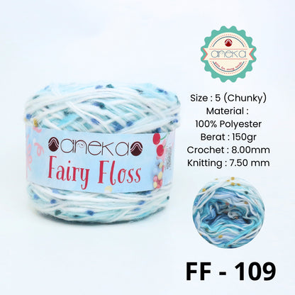 KATALOG - Benang Rajut Fairy Floss / Bintik Spotty Crochet Yarn