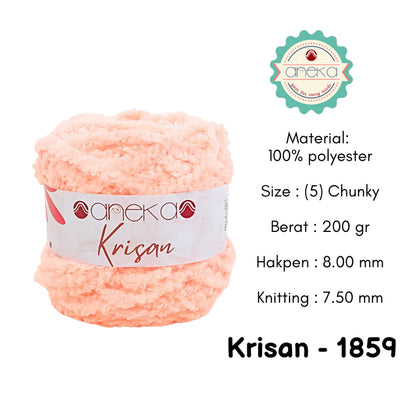 KATALOG - Benang Rajut Krisan / Soft Smooth Chenille Velvet Crochet Knitting Yarn