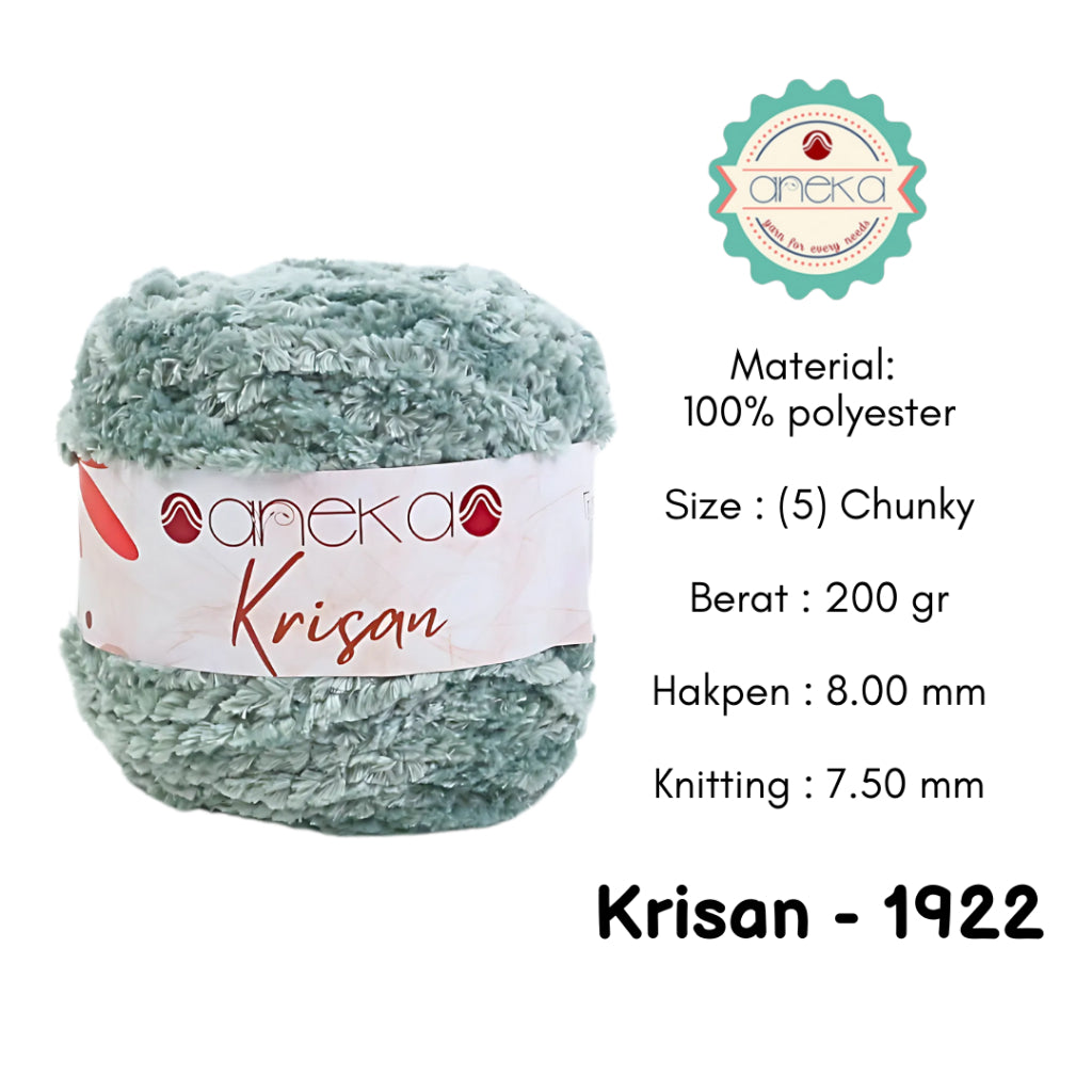 KATALOG - Benang Rajut Krisan / Soft Smooth Chenille Velvet Crochet Knitting Yarn