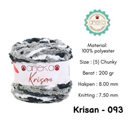 KATALOG - Benang Rajut Krisan / Soft Smooth Chenille Velvet Crochet Knitting Yarn