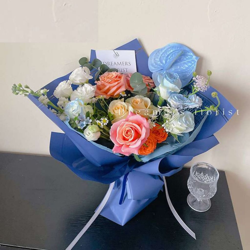 ANEKA - [ LEMBARAN ] Kertas Cellophane Buket Bunga [ Crown ] Flower Wrapping Paper Celophane