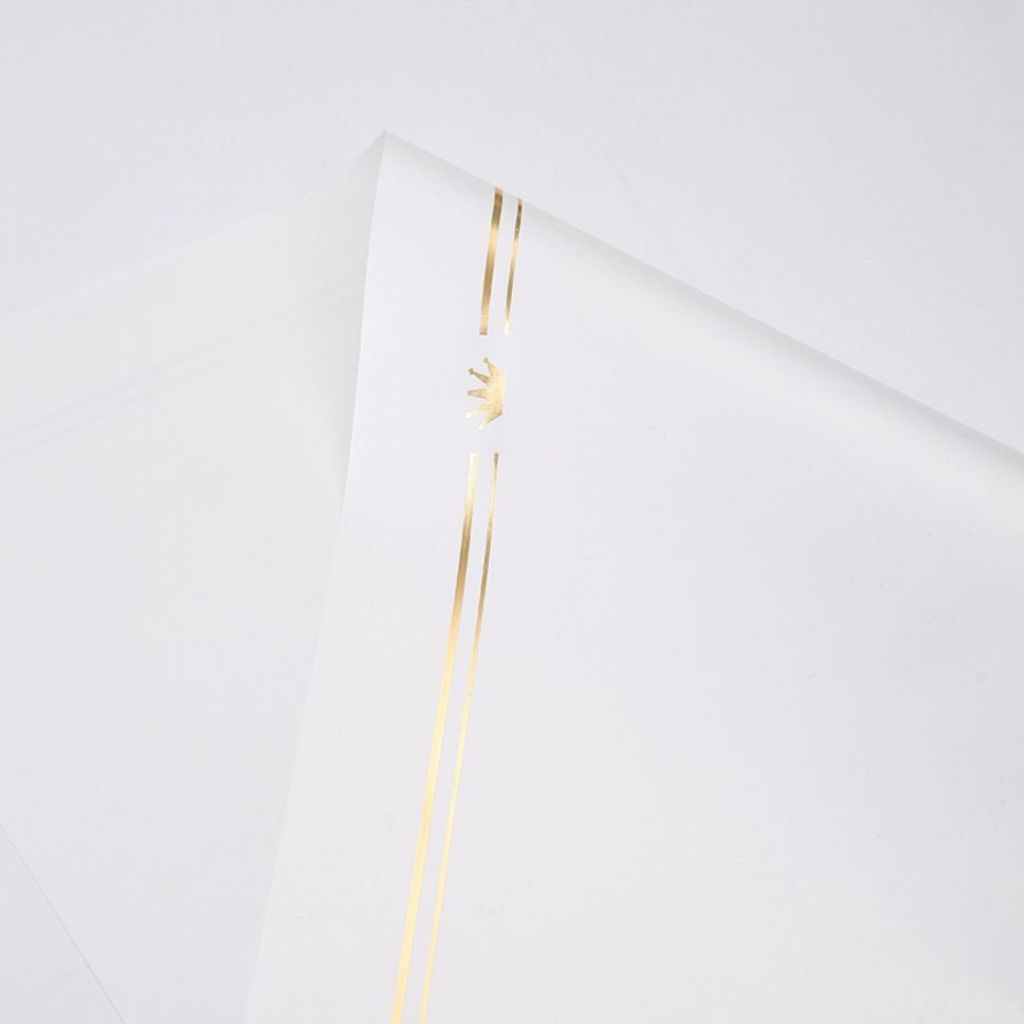 ANEKA - [ LEMBARAN ] Kertas Cellophane Buket Bunga [ Crown ] Flower Wrapping Paper Celophane