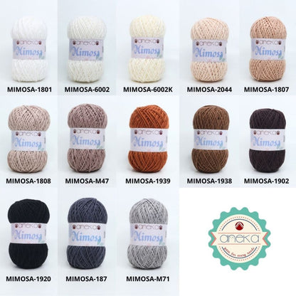 KATALOG - Benang Rajut Mimosa Rayon Viscose / Crochet Knitting Yarn