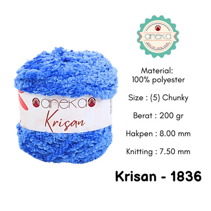 KATALOG - Benang Rajut Krisan / Soft Smooth Chenille Velvet Crochet Knitting Yarn