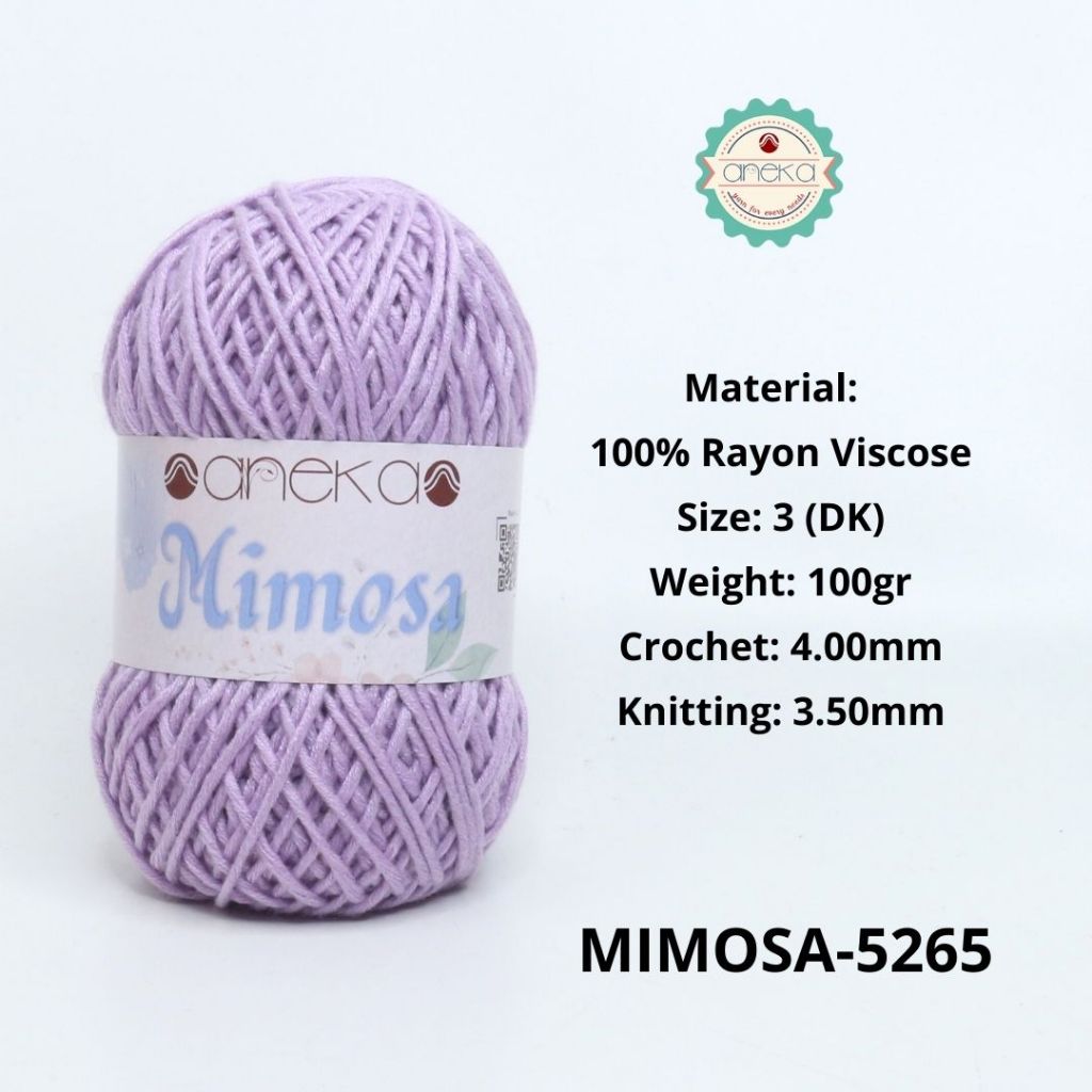 KATALOG - Benang Rajut Mimosa Rayon Viscose / Crochet Knitting Yarn