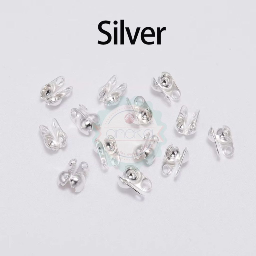 ANEKA - [12PCS] Konektor Clasp Kepala Ganda Handmade DIY