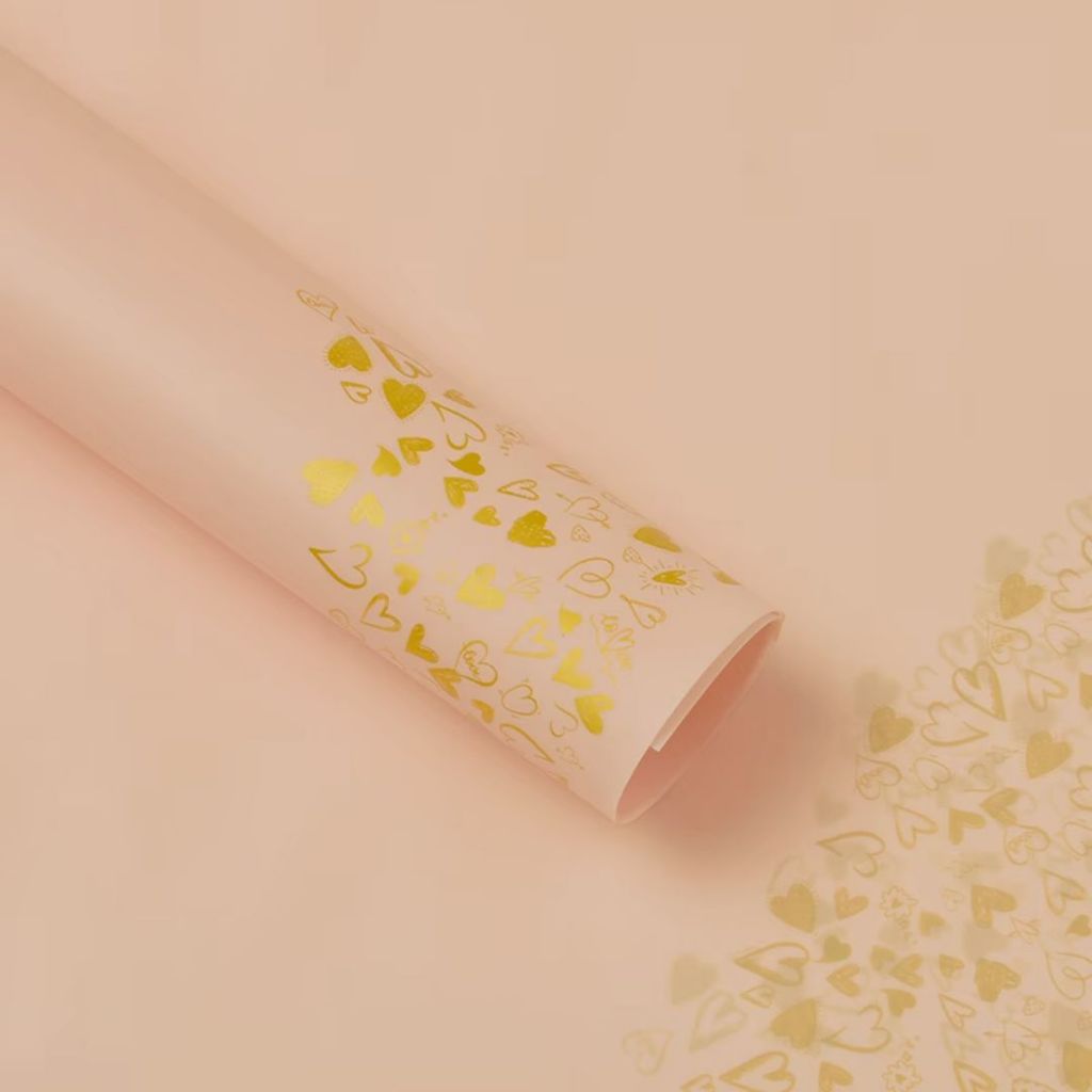 ANEKA - [ LEMBARAN ] Kertas Cellophane Buket Bunga [ Love Frame ] Flower Wrapping Paper Celophane