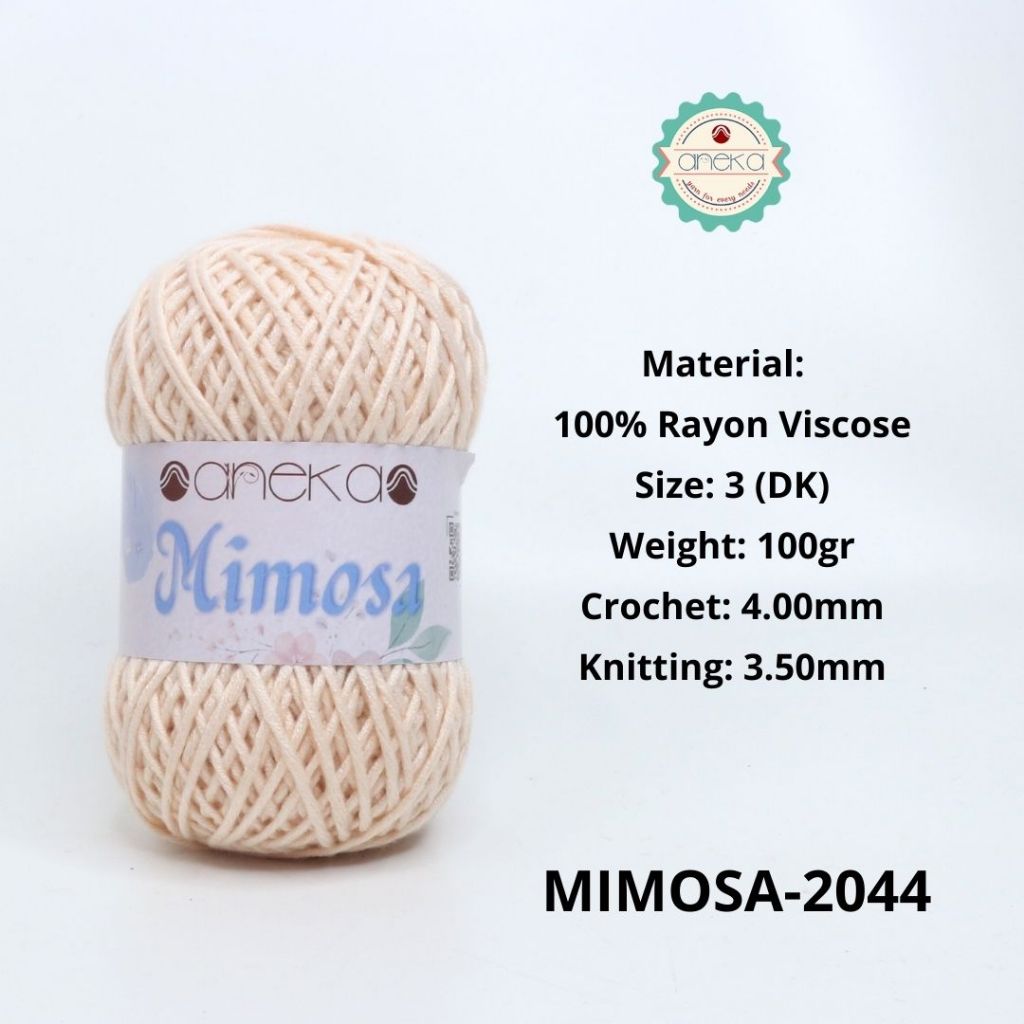 KATALOG - Benang Rajut Mimosa Rayon Viscose / Crochet Knitting Yarn