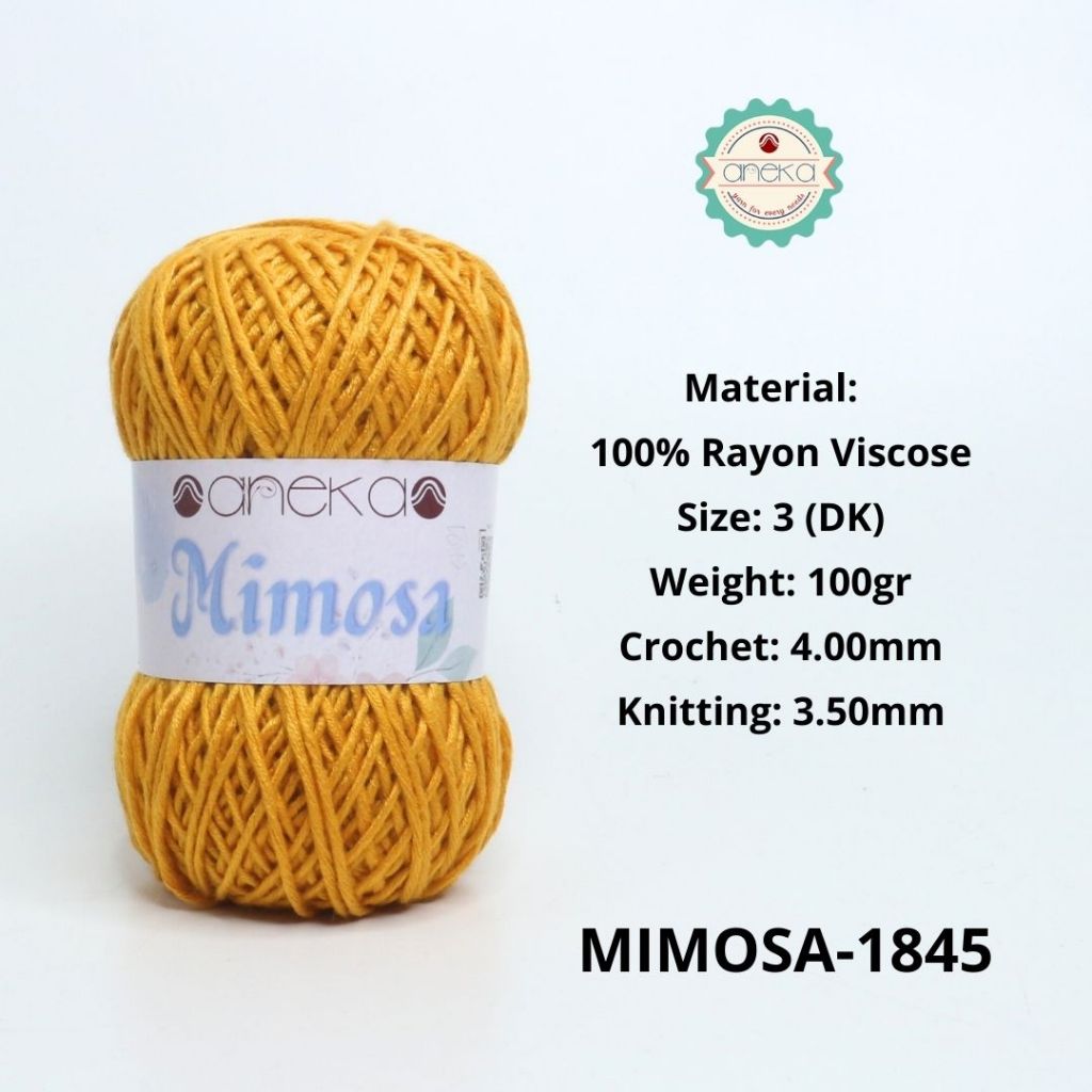 KATALOG - Benang Rajut Mimosa Rayon Viscose / Crochet Knitting Yarn