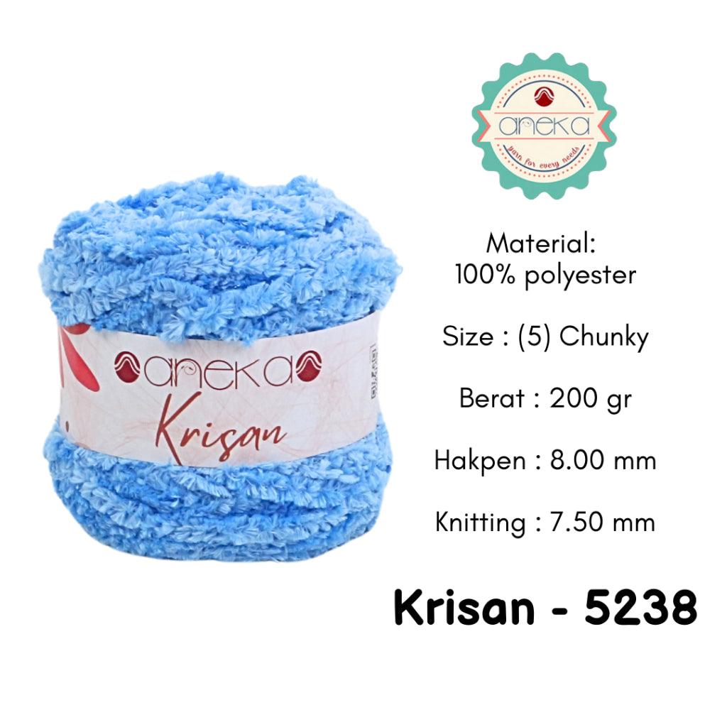 KATALOG - Benang Rajut Krisan / Soft Smooth Chenille Velvet Crochet Knitting Yarn