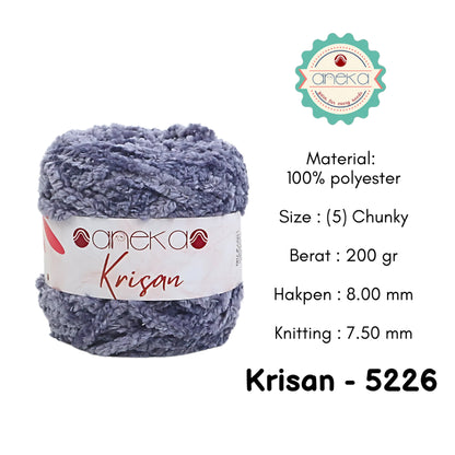 KATALOG - Benang Rajut Krisan / Soft Smooth Chenille Velvet Crochet Knitting Yarn