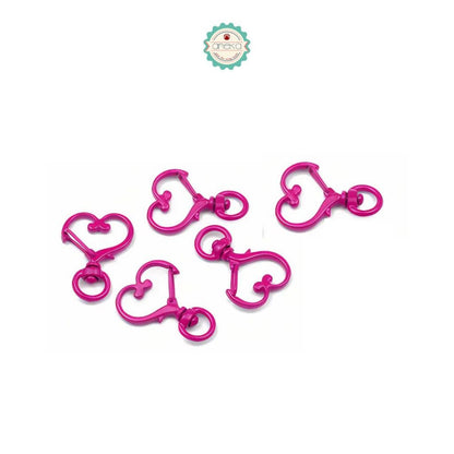 ANEKA - Kait Tas Bentuk Hati / Bintang / Hook Keychain Love Star Premium / Gantungan Kunci