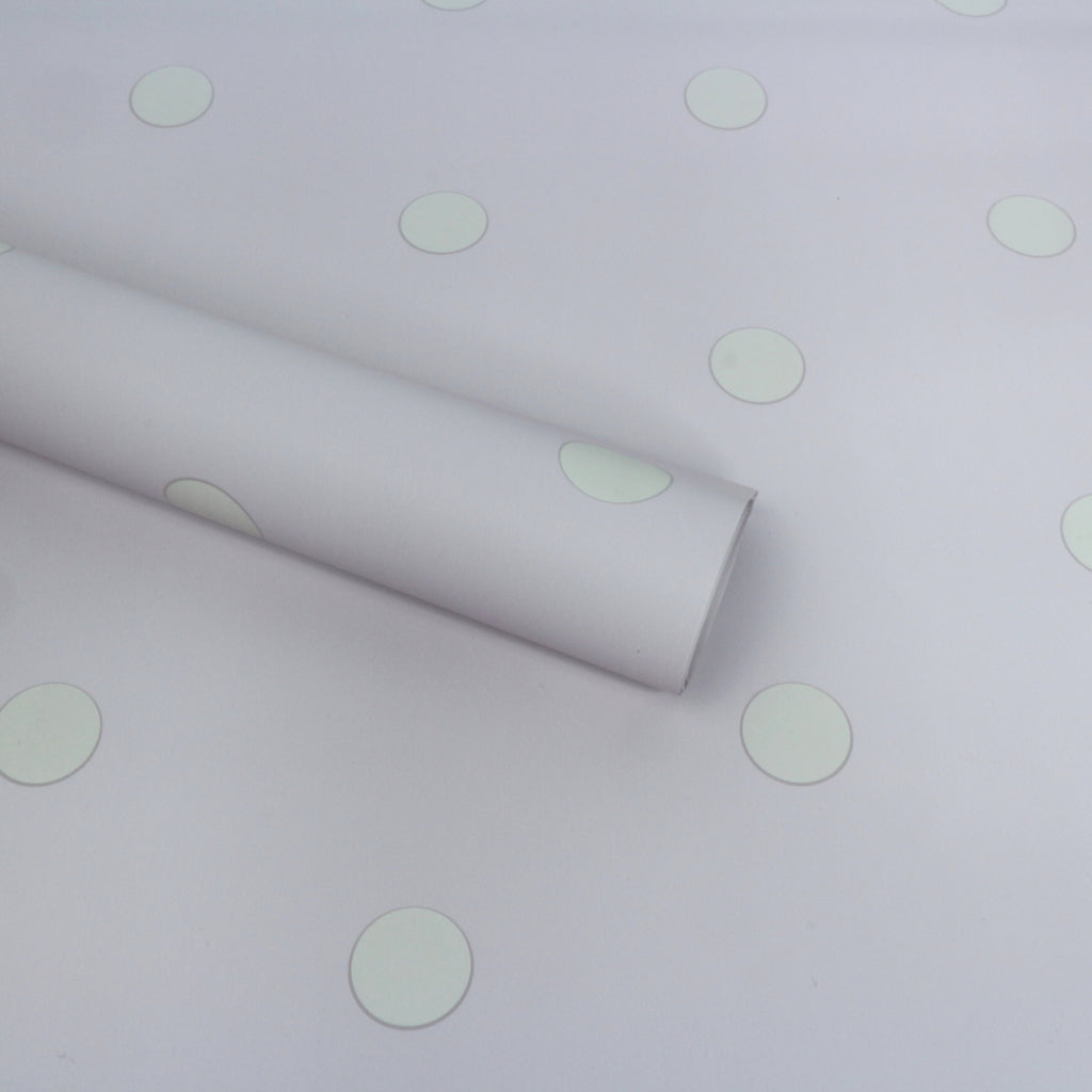 ANEKA - [ LEMBARAN ] Kertas Cellophane Buket Bunga [Polkadot] Flower Bouquet Wrapping Paper Celophane