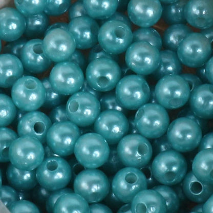 ANEKA - [450 Gram / 1 Pon - 8mm] Mote Ringan Resin / Mutsin / Mutiara Sintetis / Manik / Beads DIY