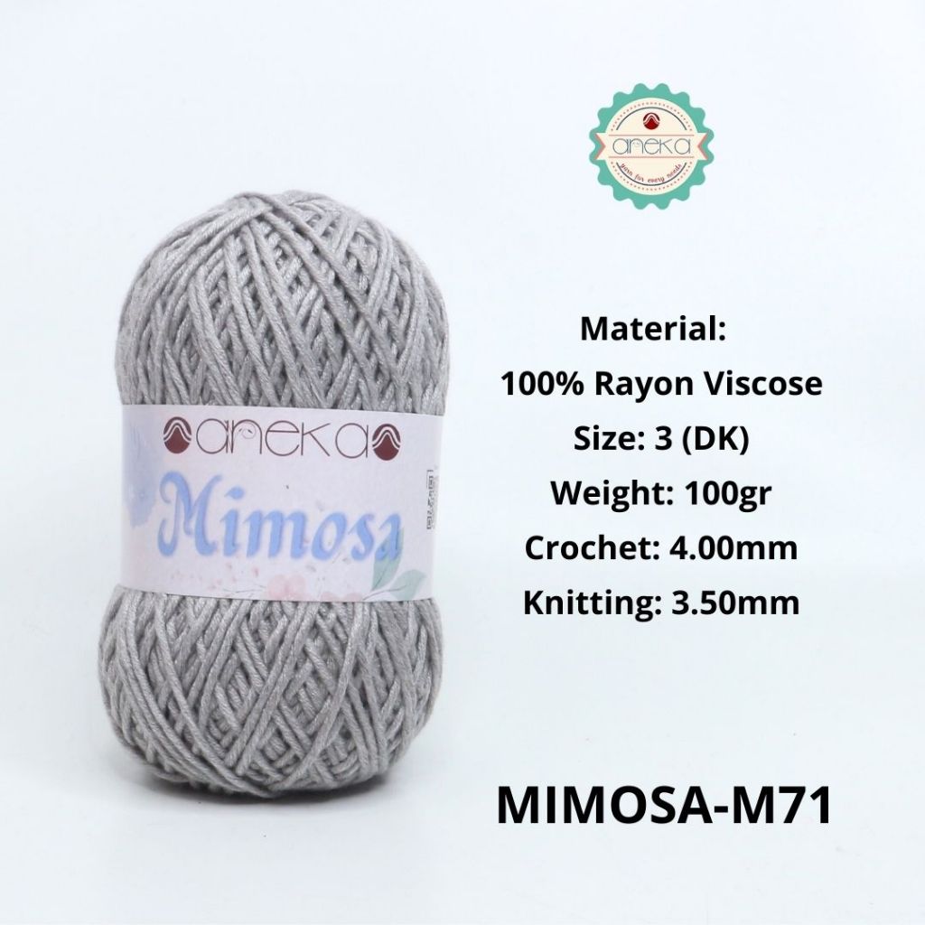 KATALOG - Benang Rajut Mimosa Rayon Viscose / Crochet Knitting Yarn