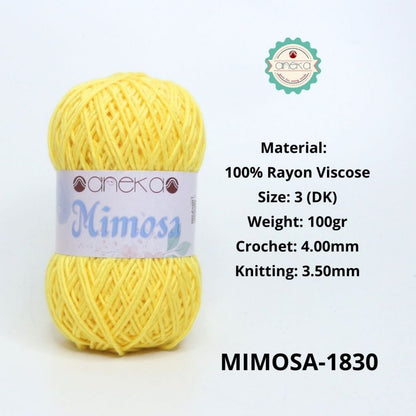 KATALOG - Benang Rajut Mimosa Rayon Viscose / Crochet Knitting Yarn