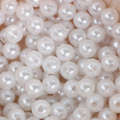 ANEKA - [15 Gram - 4mm] Mote Ringan Resin / Mutsin / Mutiara Sintetis / Manik / Beads DIY