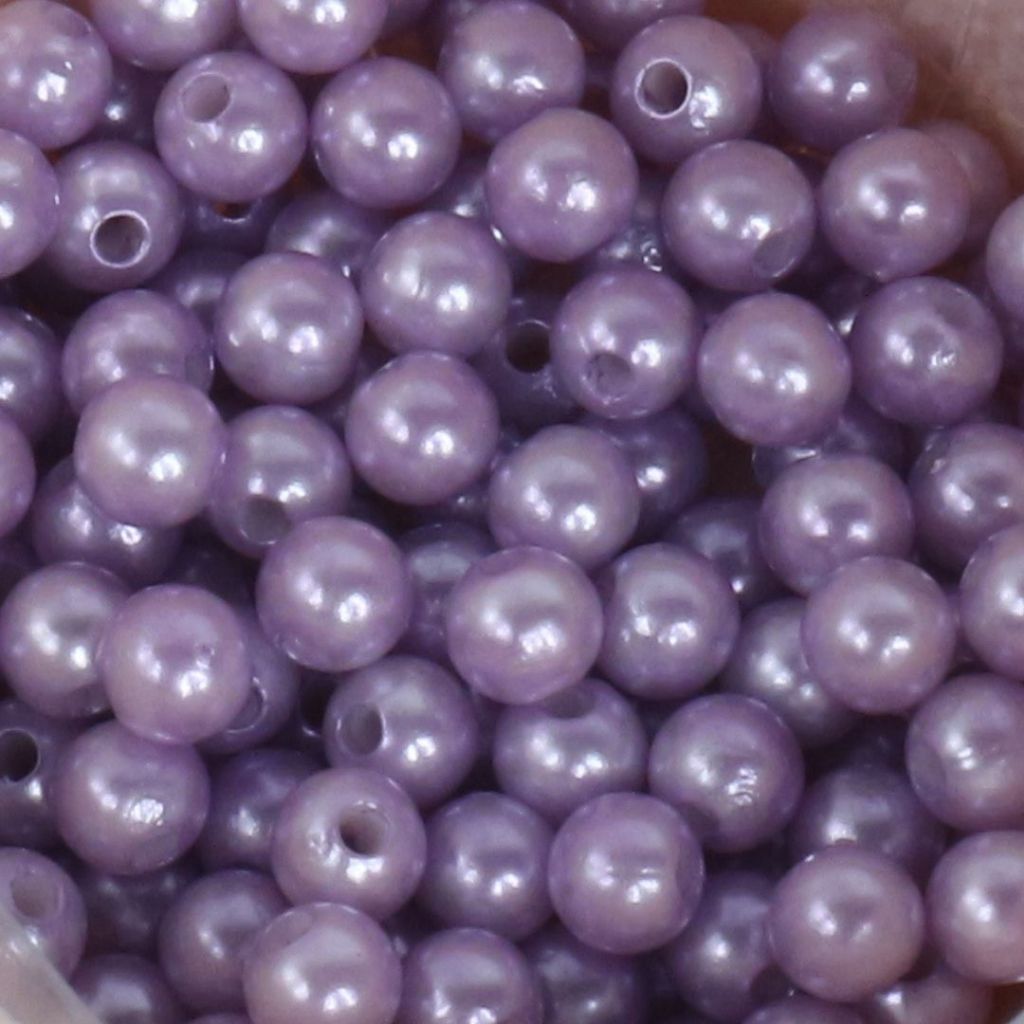 ANEKA - [450 Gram / 1 Pon - 6mm]  Mote Ringan Resin / Mutsin / Mutiara Sintetis / Manik / Beads DIY