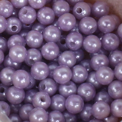 ANEKA - [450 Gram / 1 Pon - 6mm]  Mote Ringan Resin / Mutsin / Mutiara Sintetis / Manik / Beads DIY