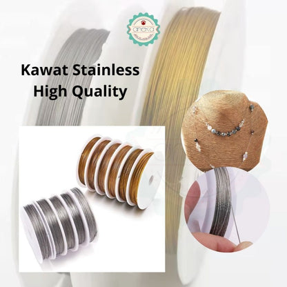 ANEKA - Kawat Stainless / Steel Wire For Bracelet / Tiger Tail Beading