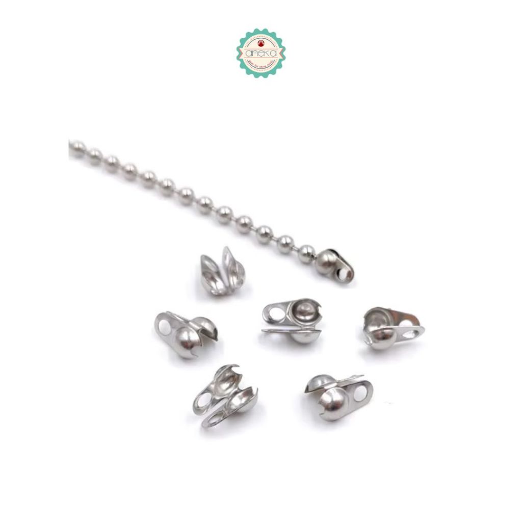 ANEKA - [12PCS] Konektor Clasp Kepala Ganda Handmade DIY