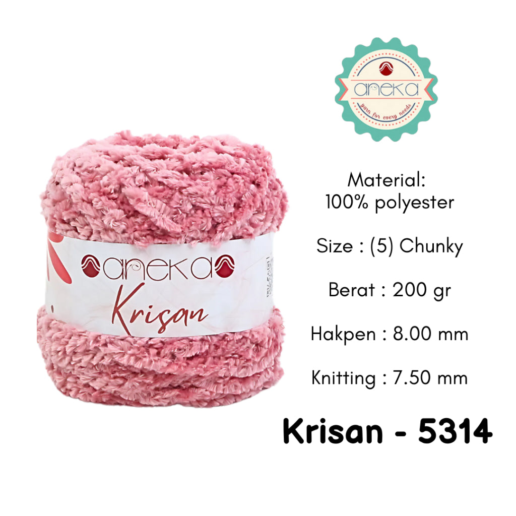 KATALOG - Benang Rajut Krisan / Soft Smooth Chenille Velvet Crochet Knitting Yarn