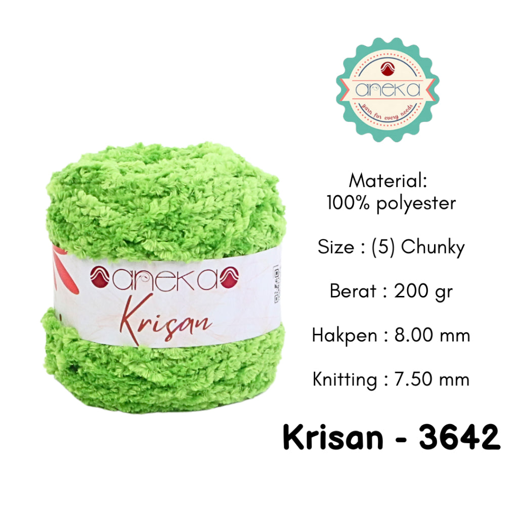 KATALOG - Benang Rajut Krisan / Soft Smooth Chenille Velvet Crochet Knitting Yarn