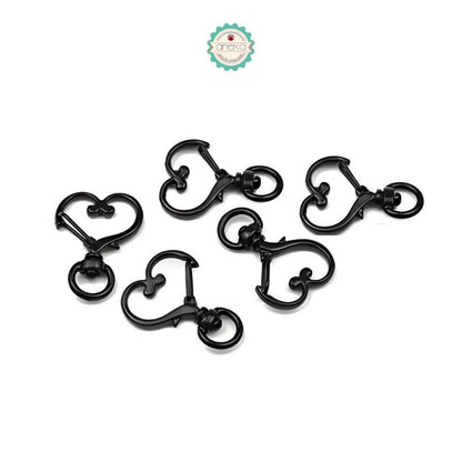 ANEKA - Kait Tas Bentuk Hati / Bintang / Hook Keychain Love Star Premium / Gantungan Kunci